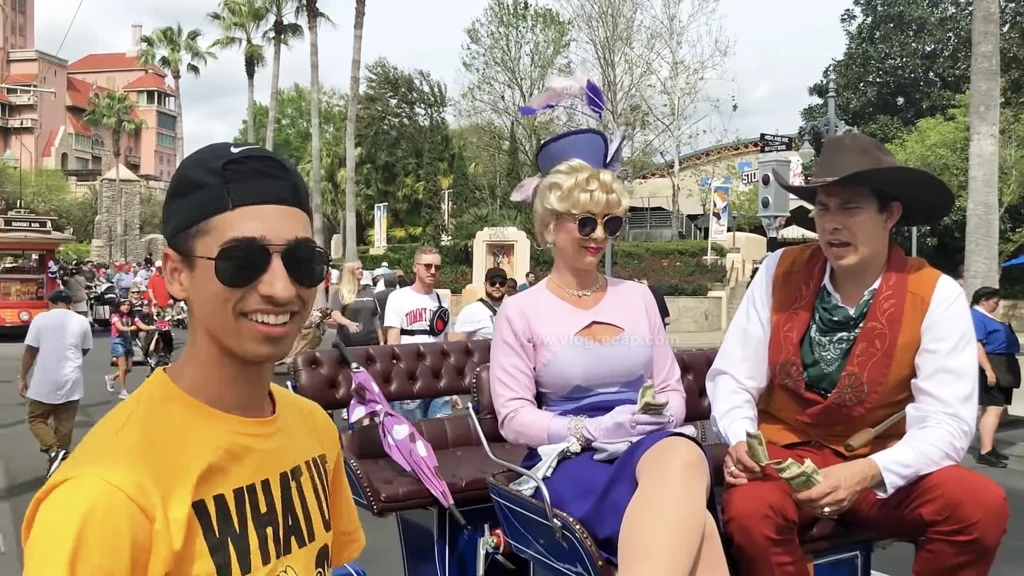 JoJo Crichton interacting with Citizens of Hollywood at Disney's Hollywood Studios